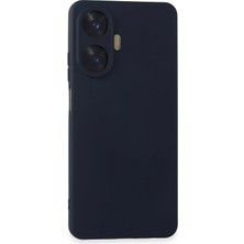 Mey İthalat Mey Ithalat®  Realme C55 Kılıf Nano Içi Kadife Silikon - Lacivert