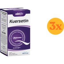 Nbt Life Lipozomal Kuersetin - Antioksidan Desteği - 30 Kapsül - 3 Adet (Toplam 90 Kapsül)