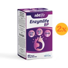 Nbt Life Enzymlife Bp - Mide Asit Dengesi ve Protein Sindirimi Desteği - 60 Kapsül - 2 Adet (Toplam 120 Kapsül)