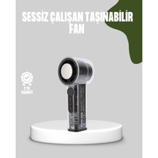 General Dijital Ekranlı Şarjlı Mini Fan 100 Kademeli Hız Ayarı