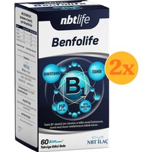 Nbt Life Benfolife - Benfotiamin (B1 Vitamini) 150 Mg - 60 Kapsül - 2 Adet (Toplam 120 Kapsül)
