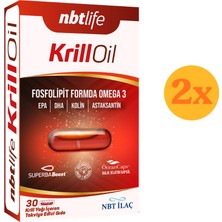 Nbt Life Krill Oil - Fosfolipit Form Omega Üç ve Astaksantin - 30 Kapsül - 2 Adet (Toplam 60 Kapsül)