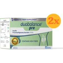 Nbt Life Duobalance Pre - Sindirim Sistemi Için Prebiyotik Lif Desteği - 60 Saşe - 2 Adet (Toplam 120 Saşe) - Dezenfektan Hediyeli