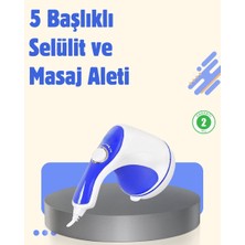 General Elektrikli Yağ Yakıcı Masaj Aleti 5 Başlıklı Vücut Şekillendirici