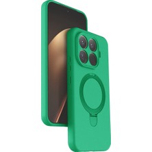 Ozka Concept Koruyucu Kapak Mi 15T Pro Standlı Kapak - Yeşil