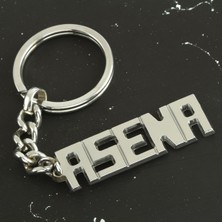 Zero Land Kmrsfres Asena Isimli Anahtarlık-Gümüş Rengi