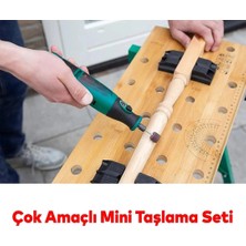 General Gravür Seti 105 Parça Matkap Dramel Makine Uyumlu Kalıpçı Taşlama Zımparalama Polisaj Fırçalama Seti