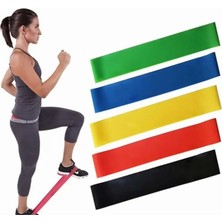General Pilates Direnç Lastiği Fitness Yoga ve Evde Spor Için Çok Amaçlı Bant