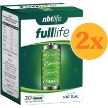 Nbt Life Fulllife - Multivitamin, Multimineral ve Koenzim Q10 - 30 Kapsül - 2 Adet (Toplam 60 Kapsül) - Dezenfektan Hediyeli