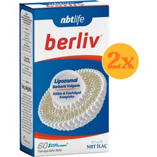 Nbt Life Berliv - Lipozomal Berberin ve Silybin - 60 Kapsül - 2 Adet (Toplam 120 Kapsül)