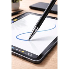 General Xiaomi Redmi 9c Uyumlu Dokunmatik Stylus Kalem Disk Uçlu Hassas Tablet Telefon Çizim Kalemi