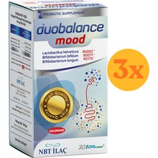 Nbt Life Duobalance Mood - 3 Farklı Özel Probiyotik Mikroorganizma Suşu Içeren - 30 Kapsül - 3 Adet (Toplam 90 Kapsül) - Dezenfektan Hediyeli