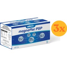 Nbt Life Magneffer P5P 60 Saşe, Magnezyum ve Vitamin B6 (P5P) - 3 Adet (Toplam 180 Saşe)