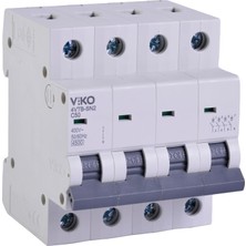 Mey İthalat Viko 4VTB-4C50 Otomatik Sigorta 4,5ka C Tipi 4 Kutup 50A