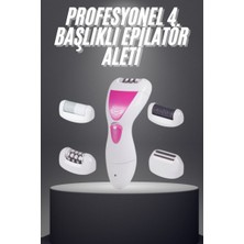 General Şarjlı Epilasyon Cihazı Çok Başlıklı Ayak Bakımına Uygun Epilatör Aleti