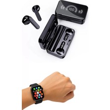 General Spor ve Günlük Kullanıma Uygun Akıllı Saat ve Bluetooth Kulaklık Seti Yüksek Performans