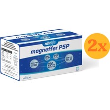 Nbt Life Magneffer P5P 60 Saşe, Magnezyum ve Vitamin B6 (P5P) - 2 Adet (Toplam 120 Saşe) - Dezenfektan Hediyeli