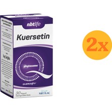 Nbt Life Lipozomal Kuersetin - Antioksidan Desteği - 30 Kapsül - 2 Adet (Toplam 60 Kapsül) - Dezenfektan Hediyeli