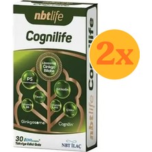 Nbt Life Cognilife - Fosfatidilserin, Sitikolin ve Ginkgo - 30 Kapsül - 2 Adet (Toplam 60 Kapsül)