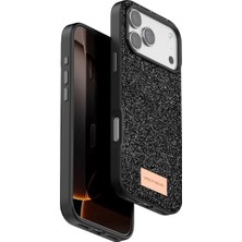 Ozka Concept Koruyucu Kapak 17 Pro Bright Simli Kapak - Siyah