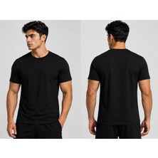 Erkek Basic Bisiklet Yaka Regular Fit Tişört – Yüksek Kalite Pamuk