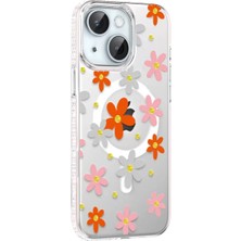 Ozka Concept Koruyucu Kapak Floral Kapak - Turuncu