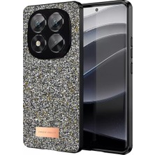 Ozka Concept Koruyucu Kapak Note 14 Pro 5g Bright Simli Kapak - Gümüş