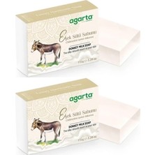Meks Agarta El Yapımı Doğal Sabun, Eşek Sütü, 150 Gr, 2 Li Set