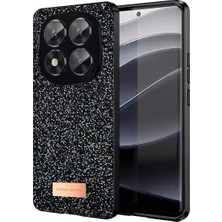 Ozka Concept Koruyucu Kapak Note 14 Pro 5g Bright Simli Kapak - Siyah