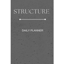 Meks Structure Daily Planner: Hourly Planner
