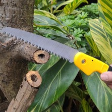 Meks Şahi̇n Tools SHT-018 Katlanır Budama Testeresi - 18 cm Yüksek Karbonlu Çelik Bıçak, Ergonomik Tutuş,