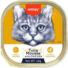 Meks Wanpy Ton Balıklı ve Tavuklu Alutray Yaş Kedi Maması