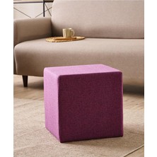 Meks Asos Puf Arz Kumaş - Mürdüm 40X40, FVR0110
