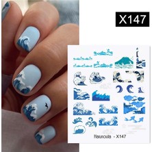 Meks Tırnakmania Su Transferli Nail Art Sticker X147 (55344-2) 3978