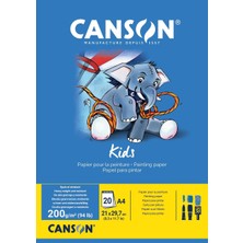 Meks Canson 400015588 Hobi, Boyama Kağıdı, A4, Beyaz