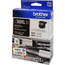 Meks Brother LC569XLBK Sıyah 2400 Sayfa Kartus MFC-J3720