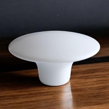 Meks Bohem Plastik Dış Bükey Kulp Beyaz Renk Mobilya Mutfak Dolap Dolabı Çekmece Kulpu Kulbu