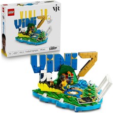 Meks LEGO Editions Vini Jr. – Unutulmaz Futbol Anları 43027-10 Yaş ve Üzeri Çocuklar Için Minifigür ve K