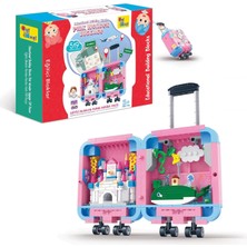 Meks Ogi Mogi Toys Eğitici Bloklar Pembe Valiz 519 Parça Yapı Seti