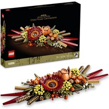 Meks LEGO Icons Kuru Çiçek Aranjmanı 10314 Yapım Seti - Yetişkinler Için Dekoratif ve Koleksiyonluk Kuru