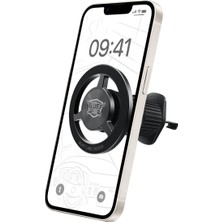 Meks Buff Labs BL30 Magsafe Uyumlu Kancalı Manyetik Araç Tutucu