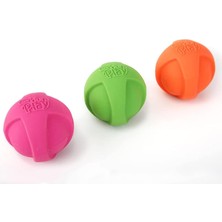 Meks Hartz Duraplay Ball Gıcırtılı Lateks Köpek Oyuncağı, Orta, 3'lü Paket