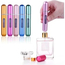Meks Seyahat Parfüm Şişesi Doldurulabilir Mini Cep Parfüm Şişesi Atomizer (2 Adet