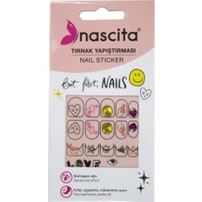 Meks Nascita Emoji Desenli Tırnak Stickerı - 28