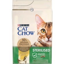 Meks Cat Chow Sterilised Kuru Kedi Maması, Tavuklu, Kısırlaştırılmış, Yetişkin, 3 kg
