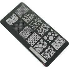 Meks Nail Art Stamping Baskı Plakası VV04