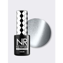 Meks Nail Republic Satin Cat Kedi Gözü Kalıcı Oje 10ML 136