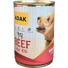 Meks Adak Sığır Etli Yetişkin Köpek Konservesi 415 Gram