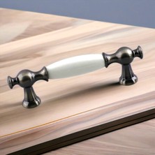 Meks Arnas Antik Nikel Metal Kulp 96 mm Mobilya Çekmece Mutfak Dolabı Dolap Kapak Kulpları Kulb Kulpu