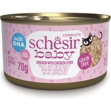 Meks Schesir Baby Tavuk ile Tavuk Ciğeri Mus Konserve 70G